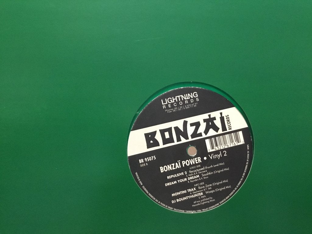 Bonzai. Various. Power Vinyl 2. Limited.Green, Édition limitée, Enlèvement ou Envoi