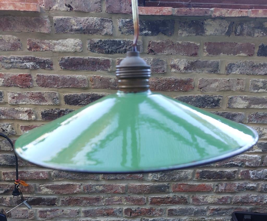Suspension industrielle vintage, Maison & Meubles, Moins de 50 cm, Enlèvement, Utilisé, Métal