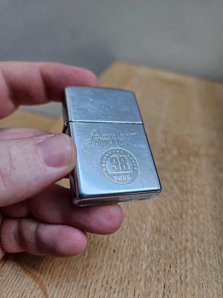 Briquet Zippo de collection - Johnny Hallyday, Collections, Enlèvement ou Envoi, Briquet