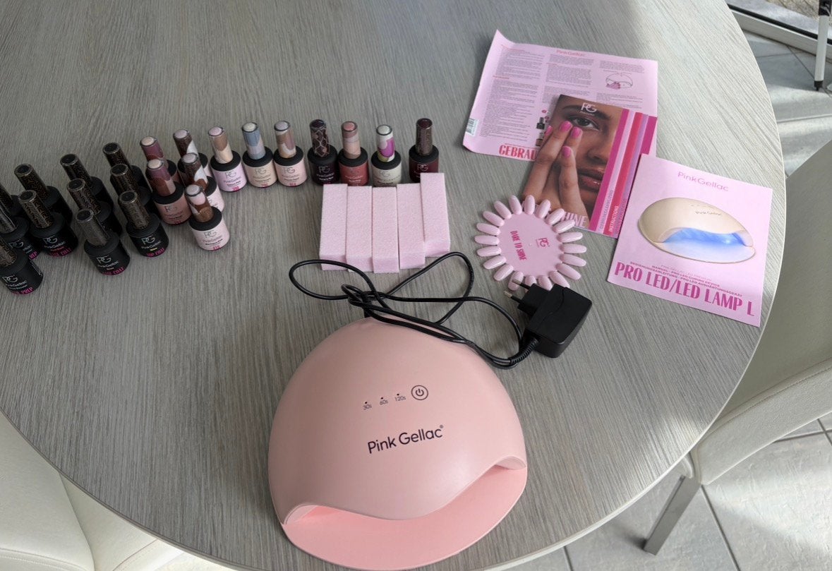 Starterspakket Pink Gellac 30 stuks en folders, Enlèvement ou Envoi, Comme neuf