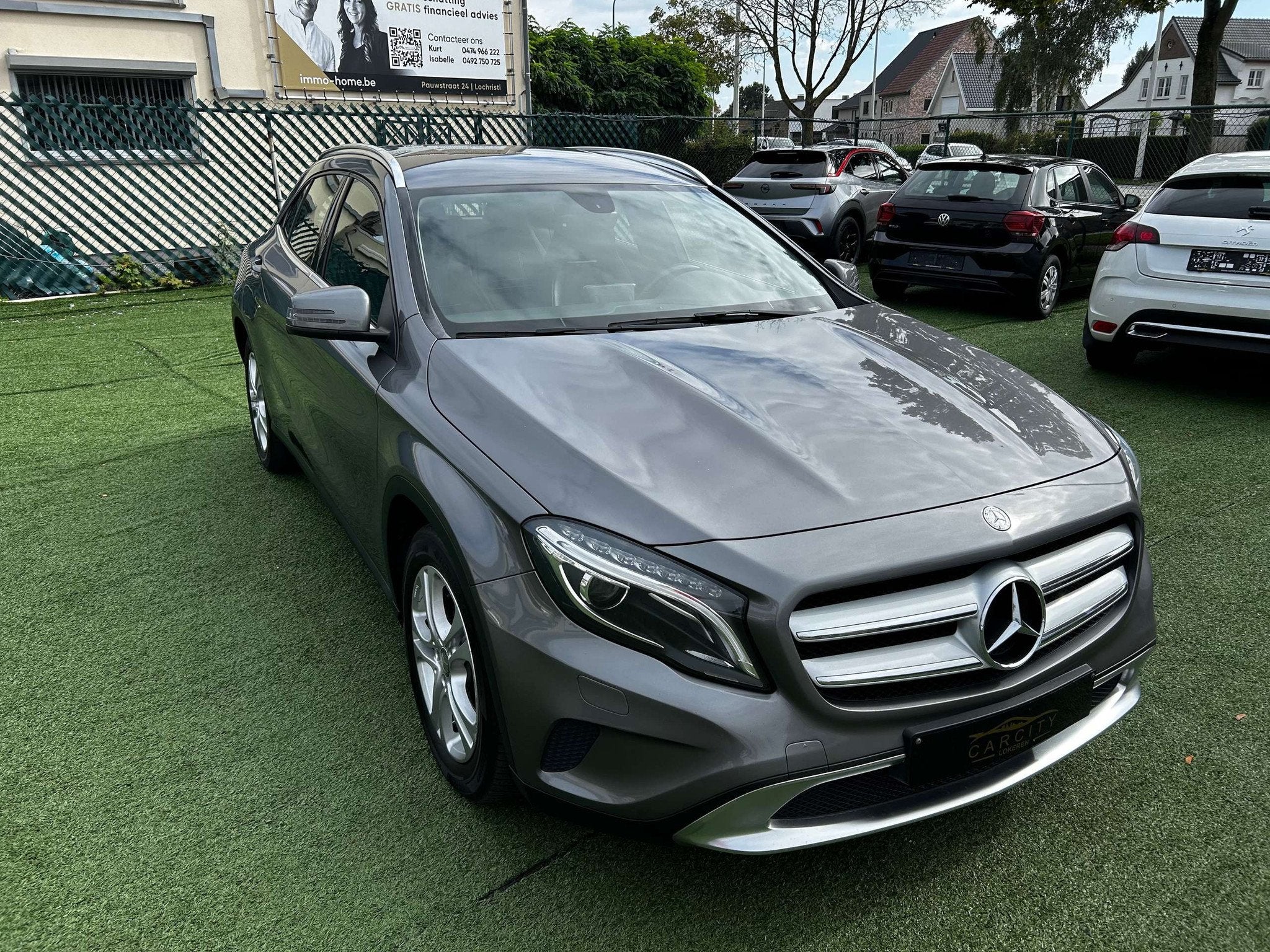 Mercedes-Benz GLA 200 D ° XENON ° LEDER ° CAMERA ° BLEUT, Argent ou Gris, Boîte manuelle, Mercedes-Benz, Diesel