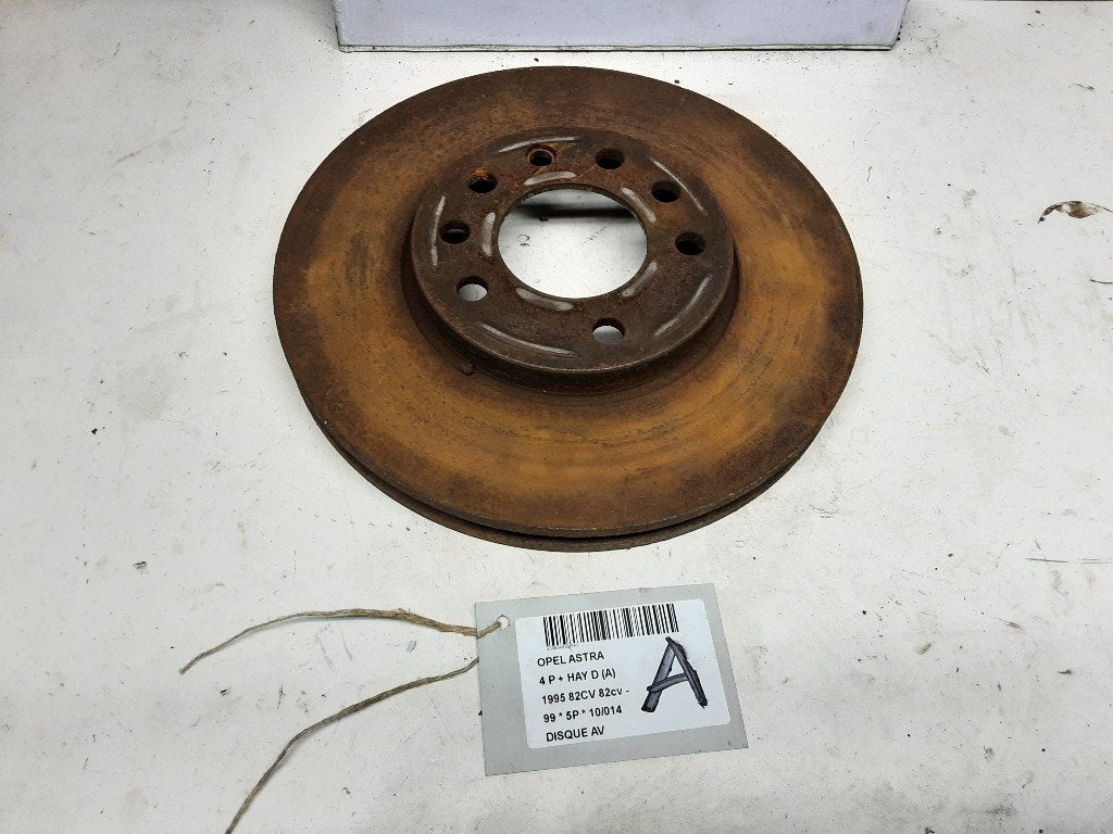 REMSCHIJF VOOR Opel Astra G (F08 / 48) (01-1998/12-2009), Auto-onderdelen, Gebruikt, Rue de l'Espoir 34 34
4030  GRIVEGNÉE, BE