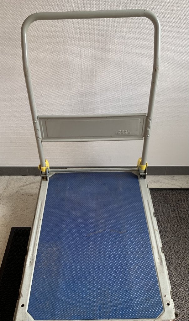Transportkar met opvouwbaar handvat MERK PRESTAR - max300 kg, Doe-het-zelf en Bouw, Transportwagens, Gebruikt, Transportkar, Ophalen