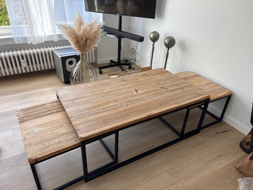 Bijzettafels, Ophalen, Gebruikt, 50 tot 100 cm, Vierkant