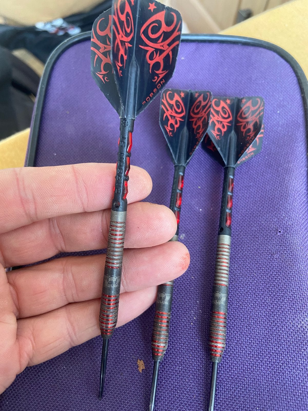 Red dragon dartpijlen darts, Sport en Fitness, Ophalen, Zo goed als nieuw