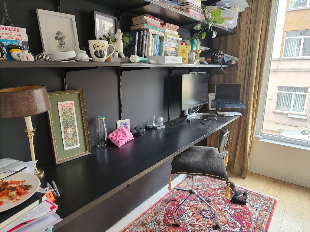 NIEUW! Op maat gemaakte bureau / MDF plaat, Huis en Inrichting, Bureaus, Ophalen, Zit-sta bureau, Spaanplaat of MDF, 50 cm