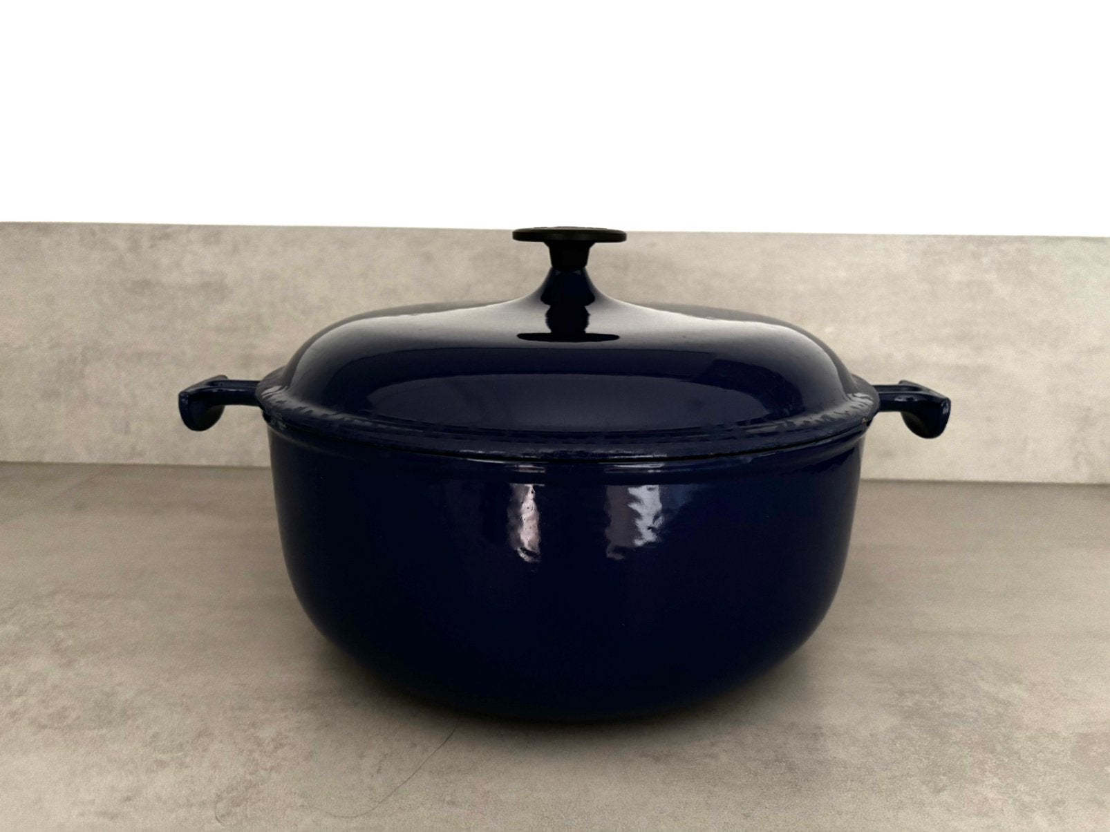 Le Creuset 29 braadpan blauw, Enlèvement, Utilisé, Poêle à frire ou Sauteuse, Plaque céramique