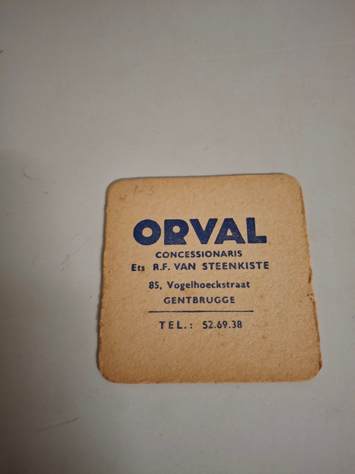 vieux tapis à bière Orval Trappist, Enlèvement ou Envoi