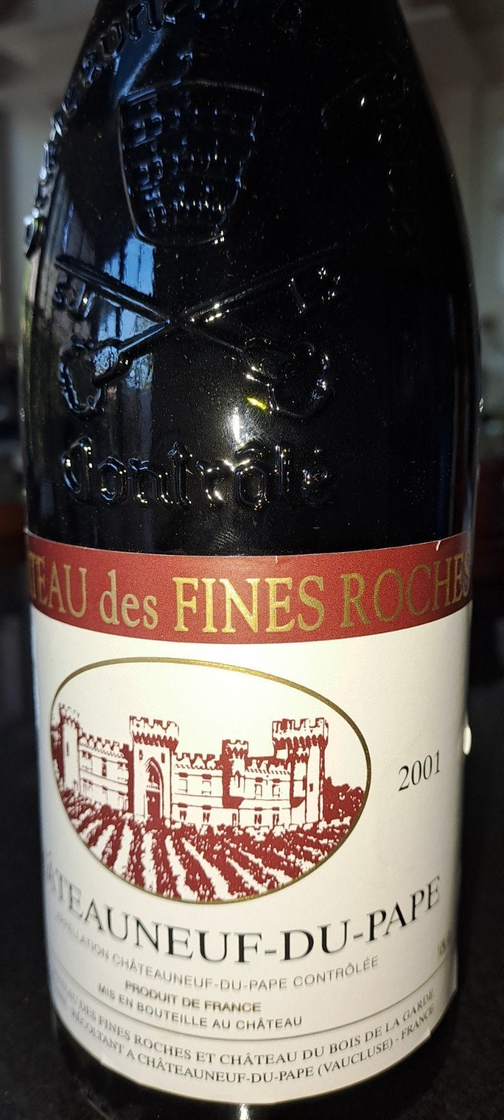 chateauneuf-du-pape 2001, Ophalen