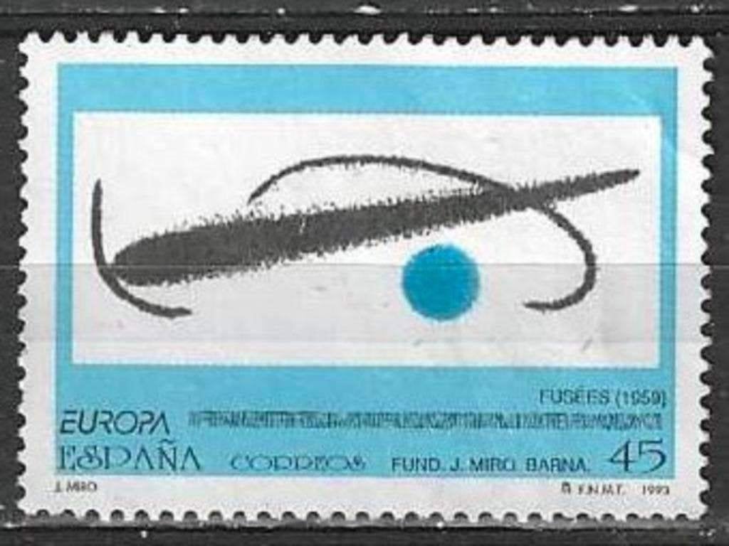 Spanje 1993 - Yvert 2843 - Europa en Kunst (ZG), Verzenden, Postfris