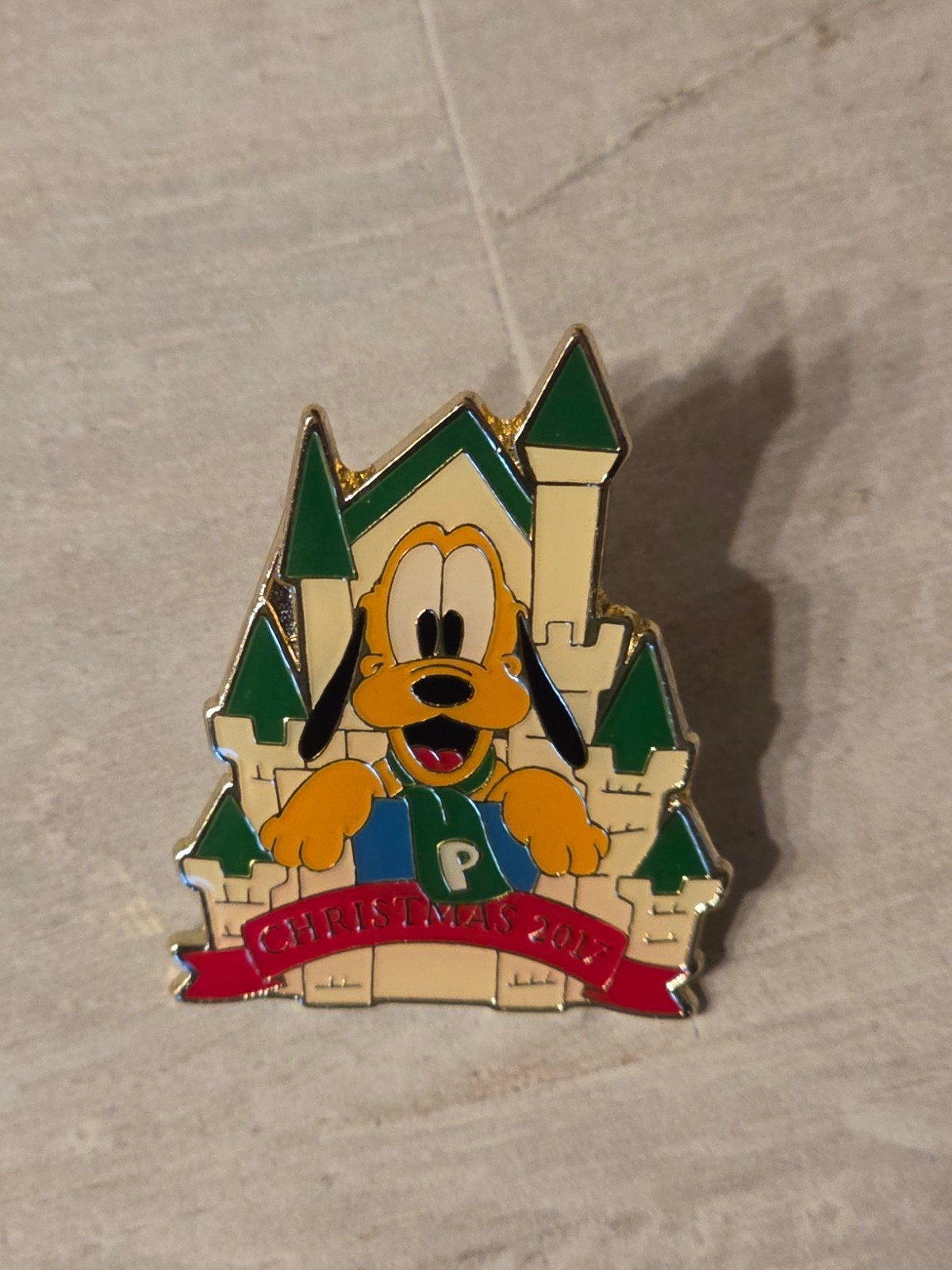 Pluto Tokyo Christmas 2017 Pin Disney, Ophalen of Verzenden, Goofy of Pluto, Zo goed als nieuw, Overige typen