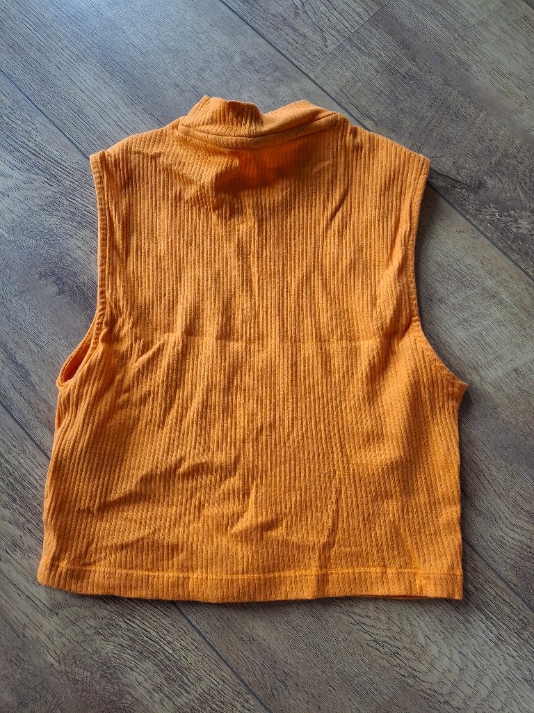 Oranje crop top ONLY maat 158, Kinderen en Baby's, Kinderkleding | Maat 158, Ophalen, Nieuw