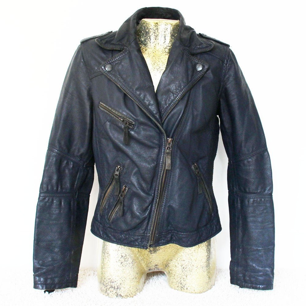 Mooie Leren Maze Jas (L) € 60,-, Maat 42/44 (L), Maze, Zo goed als nieuw, Verzenden