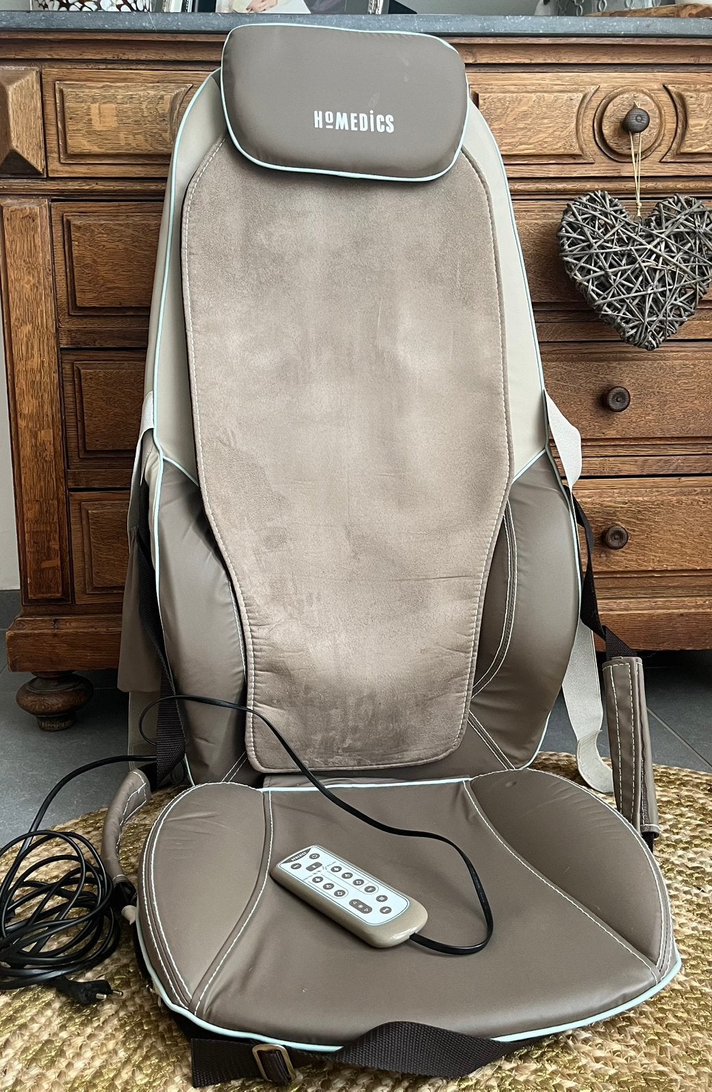 Siège de massage shiatsu, Sports & Fitness, Produits de massage, Enlèvement, Comme neuf