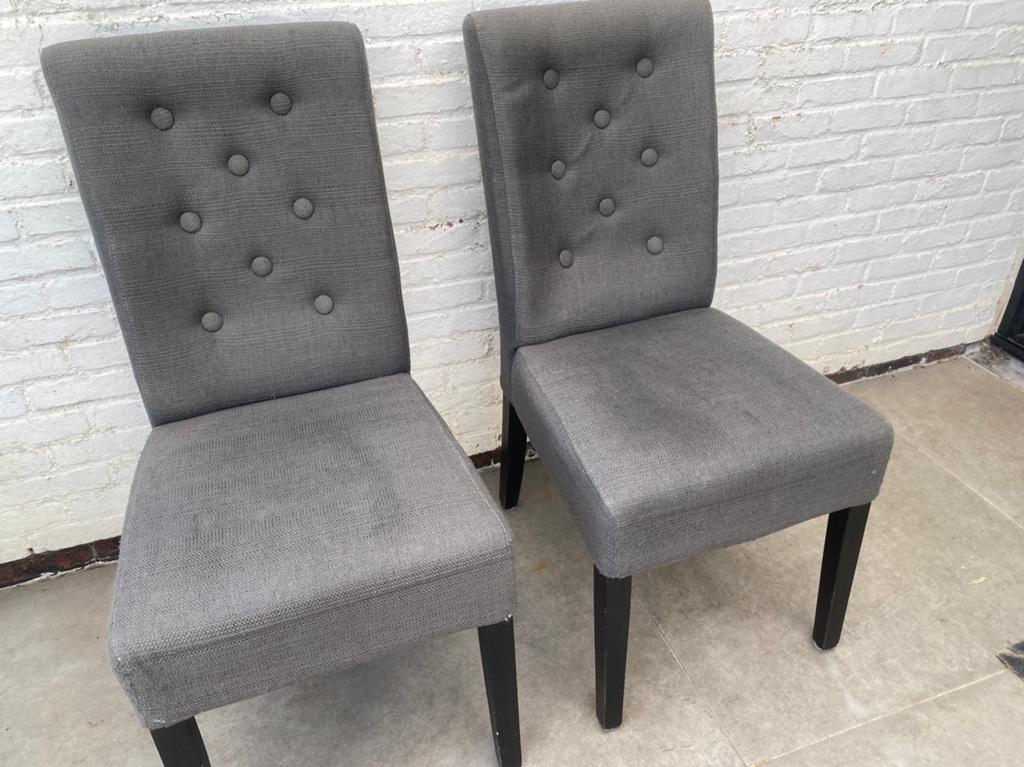 6 eetkamerstoelen, Ophalen, Gebruikt, Vijf, Zes of meer stoelen, Stof