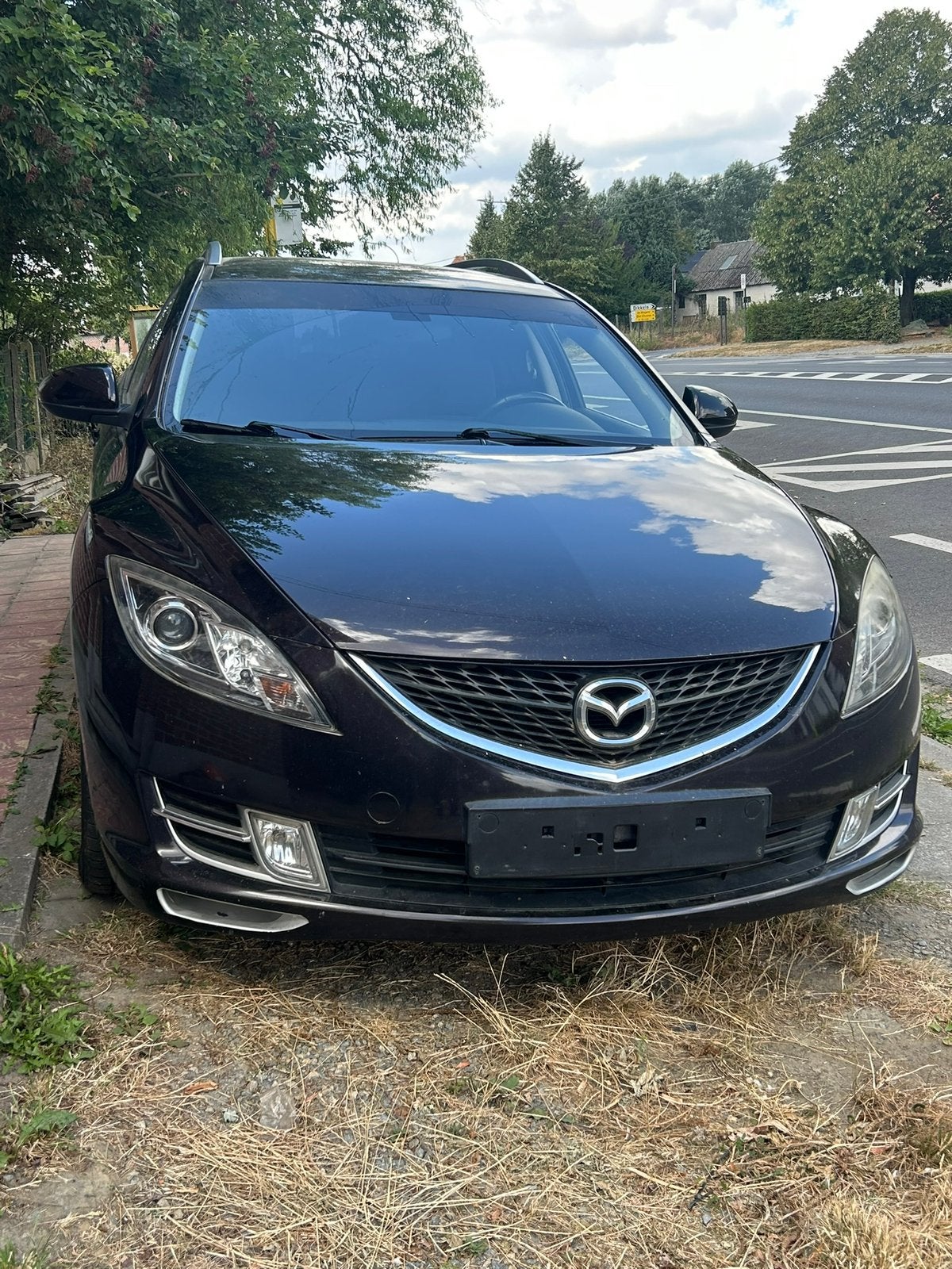 Mazda 6 2.0 diesel evt te ruil word gekeurd voor verkoop, Stof, Zwart, Bruin, 6 sportbreak