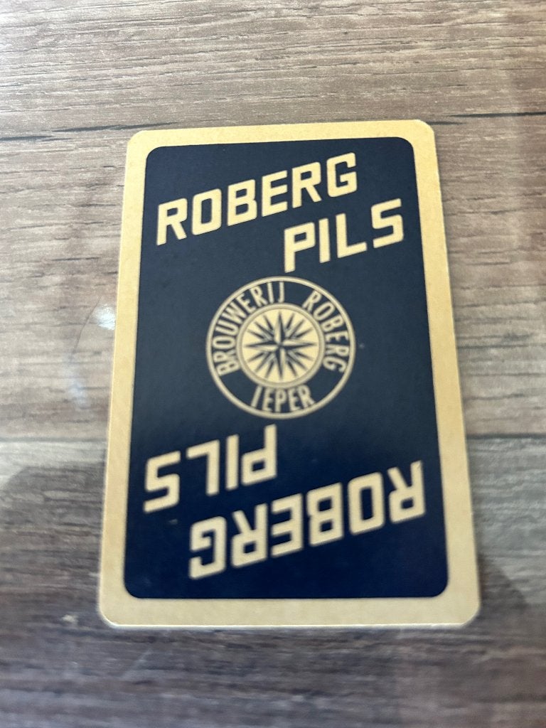 1 speelkaart brouwerij  Robert ieper, Enlèvement ou Envoi, Neuf, Carte(s) à jouer