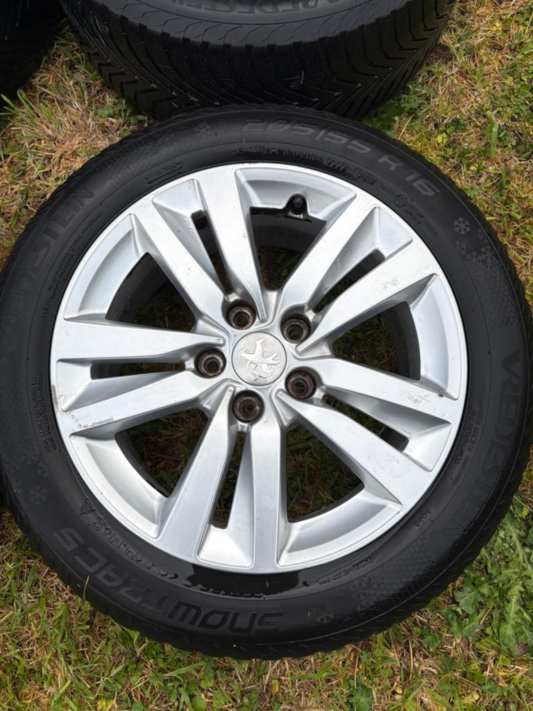 Originele peugeot 308 velgen, Ophalen, 16 inch, Winterbanden, Band(en)