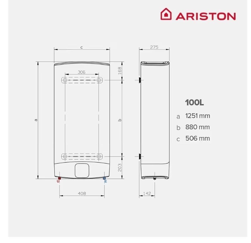 Ariston mod.VLS EVO PLUS 100, Ophalen