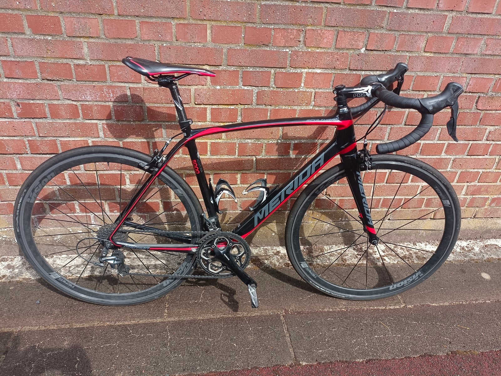 vélo de route carbone Merida, Vélos & Vélomoteurs, 49 à 53 cm, Comme neuf, Enlèvement, Hommes