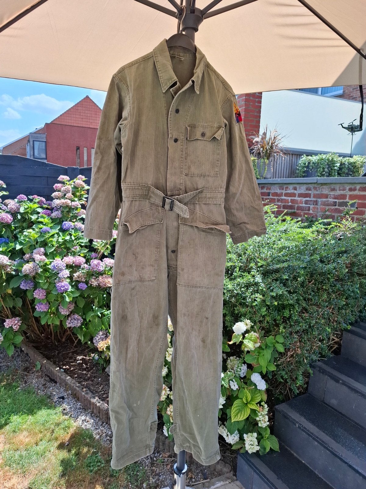 ww2 us army hbt overall, Ophalen of Verzenden, Landmacht, Kleding of Schoenen