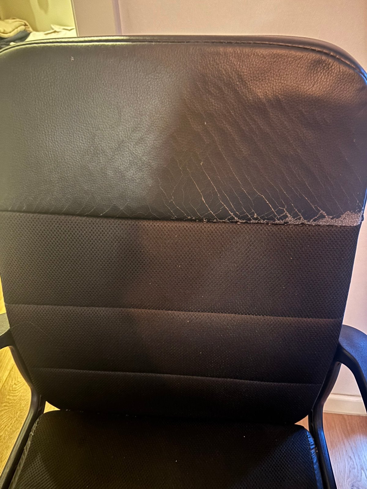 Chaise de bureau noire, Enlèvement, Utilisé, Noir, Chaise de bureau