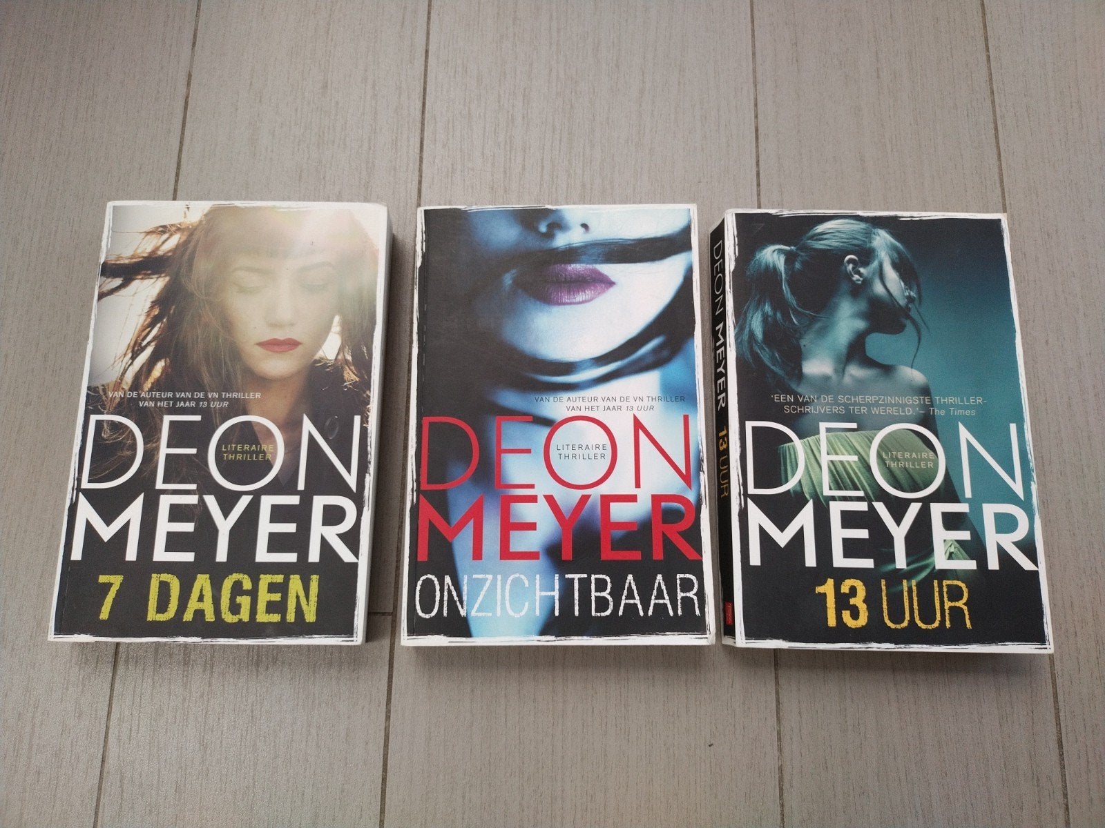Deon Meyer - 7 dagen, Onzichtbaar en 13uur, Ophalen of Verzenden, Deon Meyer