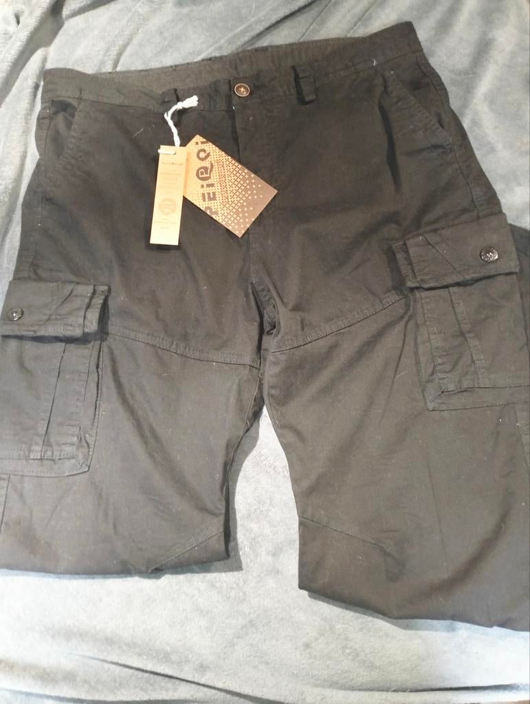Pantalon Cargo noir Homme taille Américaine 38W Neuf étiquet, Enlèvement ou Envoi, Noir