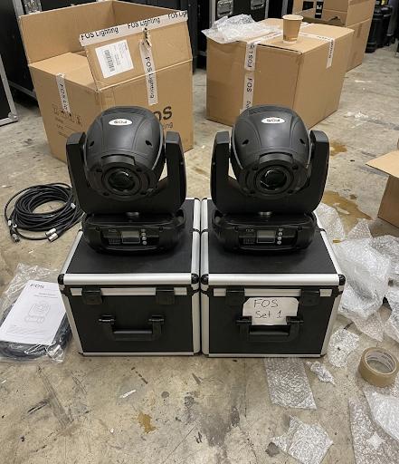 2 FOSS SPOT 150 PRO (Foss Moving Heads) Harpjes, Hobby en Vrije tijd, Feestartikelen, Ophalen, Nieuw, Feestartikel