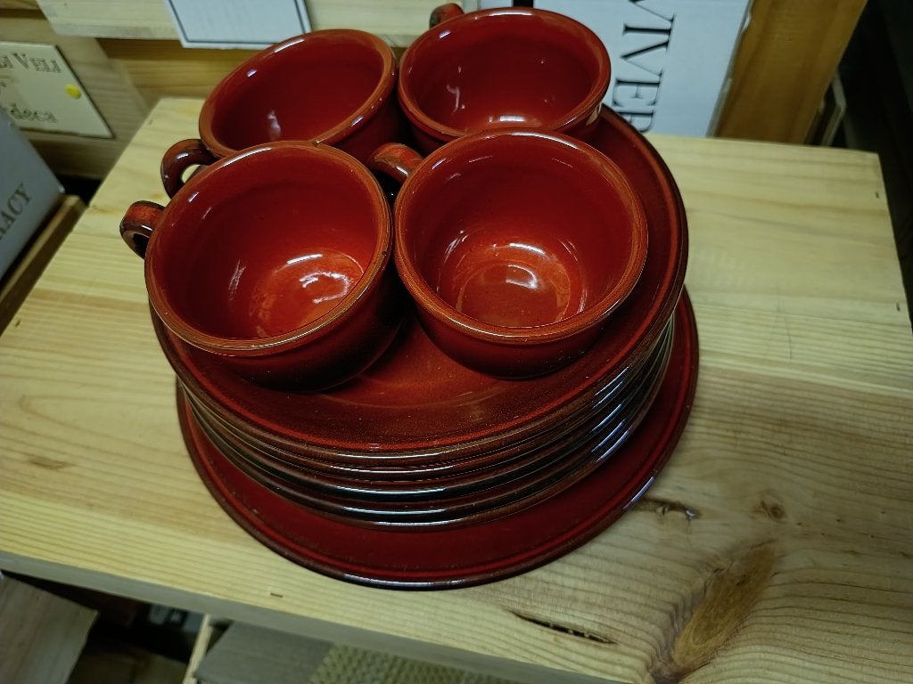 Service céramique Tasses, assiettes, plat, Enlèvement