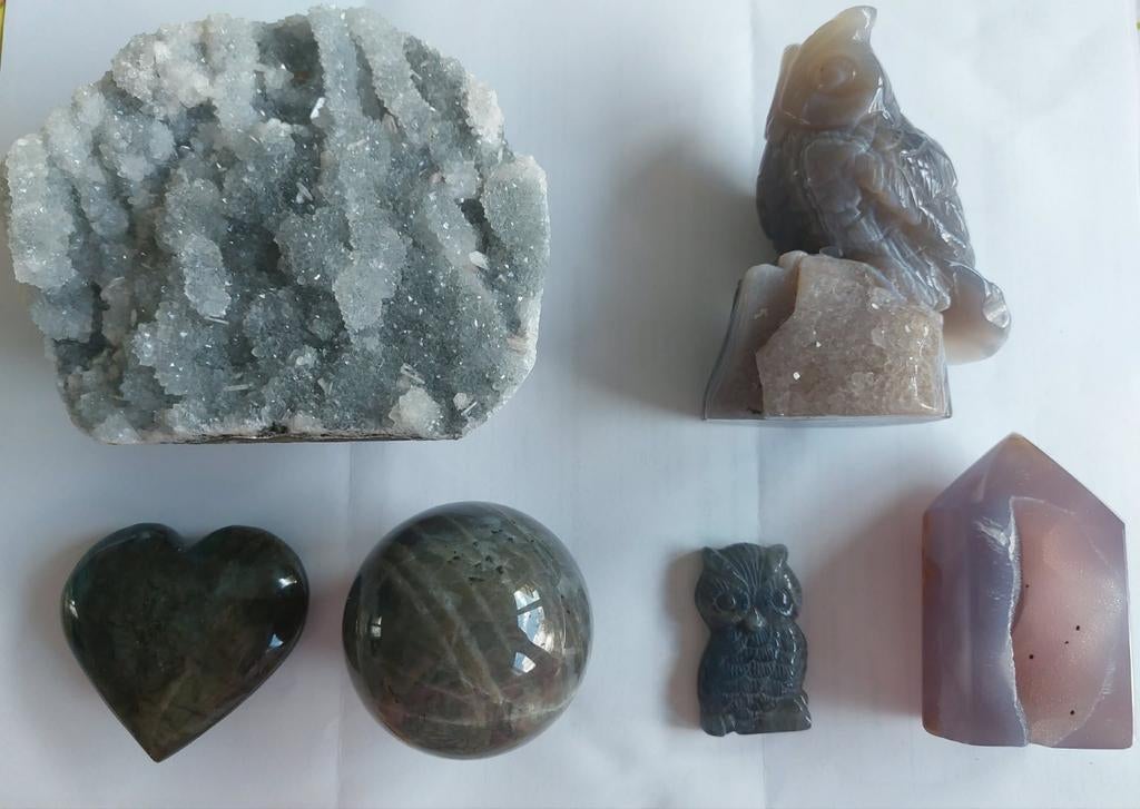 Verkoop privé collectie edelstenen en mineralen, Verzamelen, Mineralen en Fossielen, Ophalen