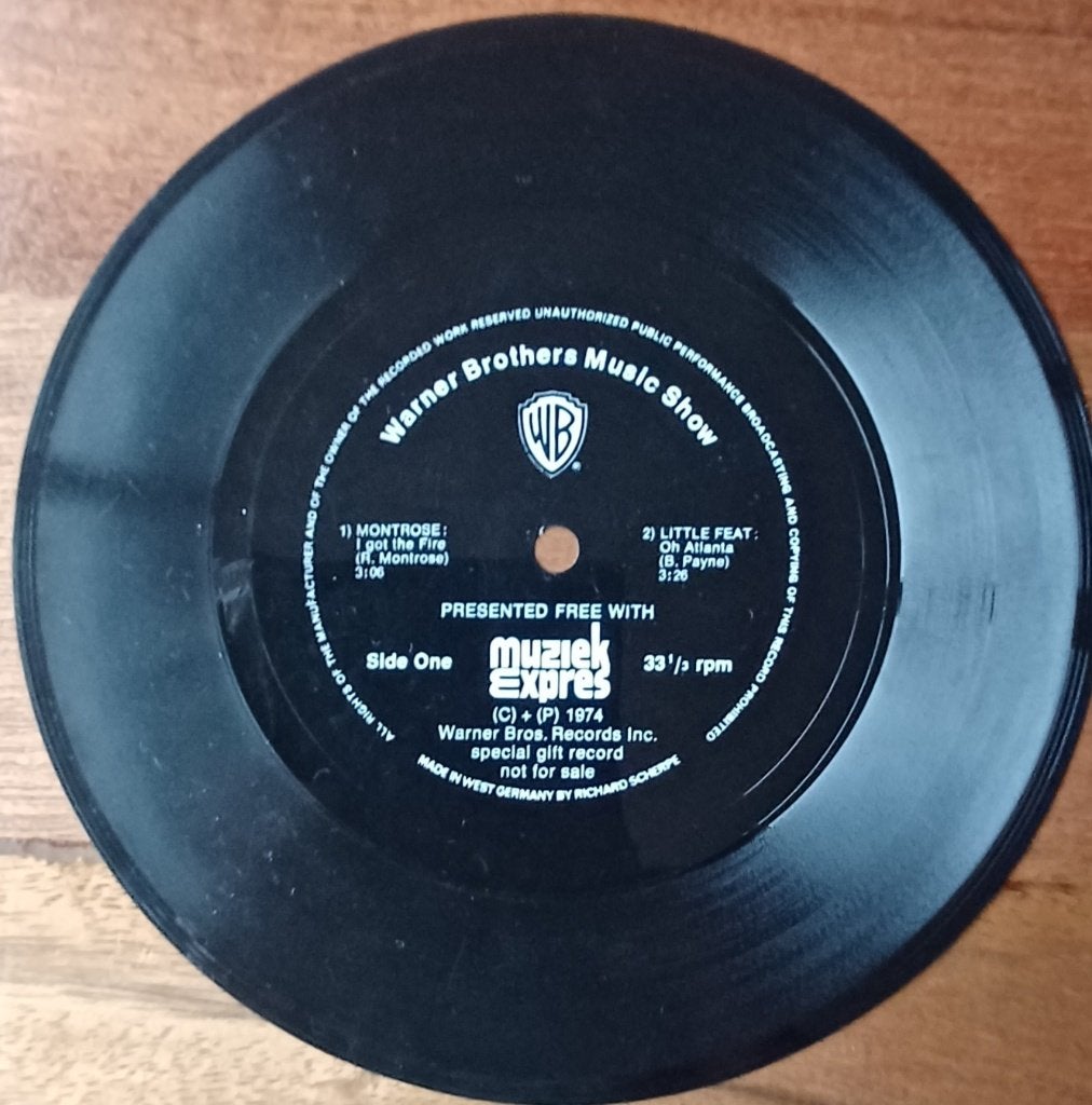 Flexi disc/ Muziek Expres/ 1974/ Doobie Brothers/Little Feat, Ophalen of Verzenden