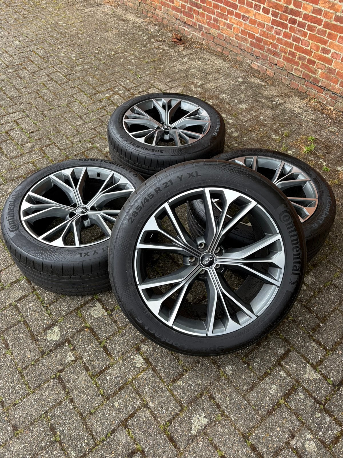 Jantes Audi Q8 Q7 21 pouces jantes et pneus neufs, d'origine, Enlèvement, 21 pouces, Pneus été, Pneus et Jantes