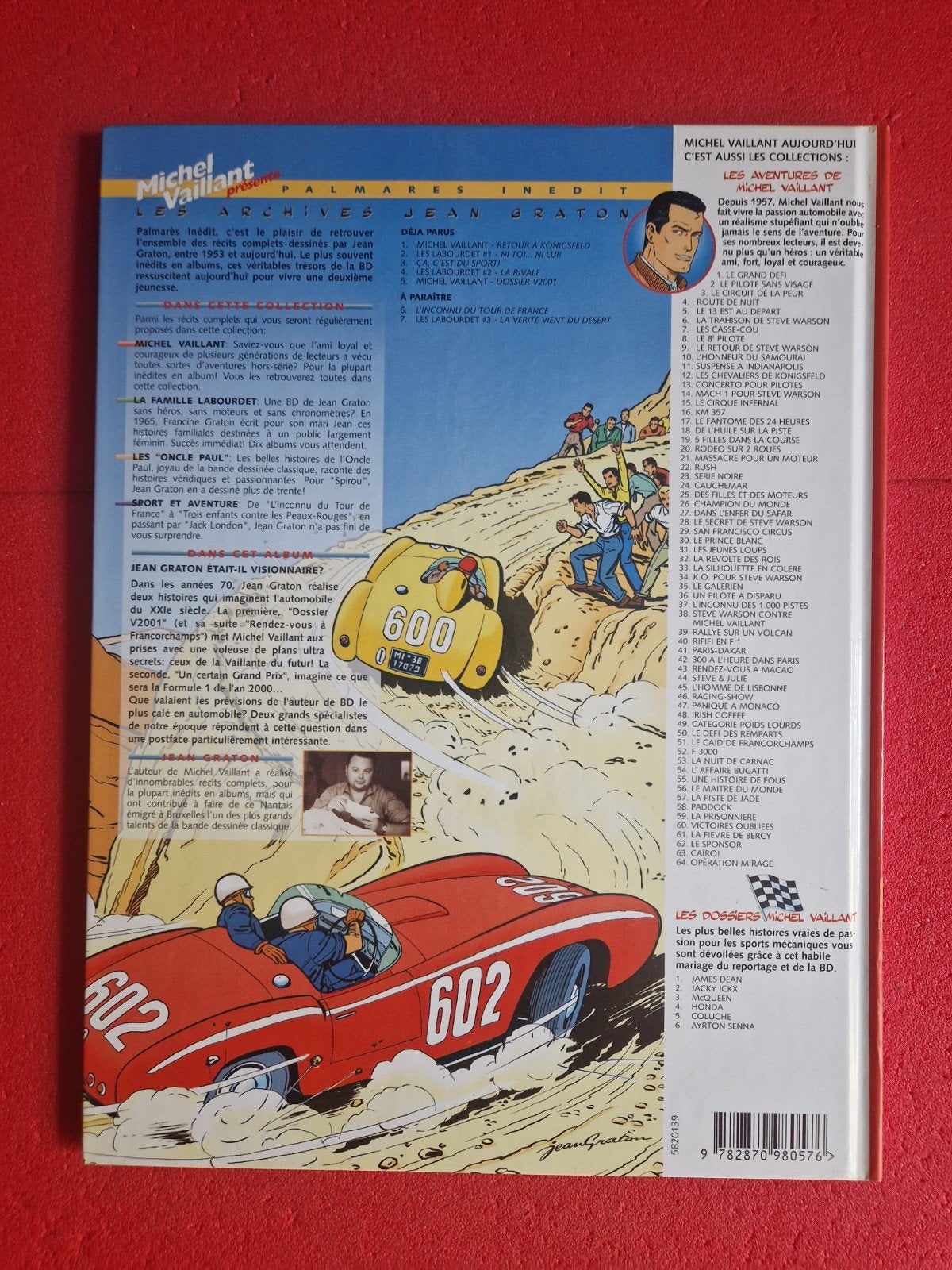 bd Michel vaillant palmarès inédit 5,EO, Ophalen of Verzenden