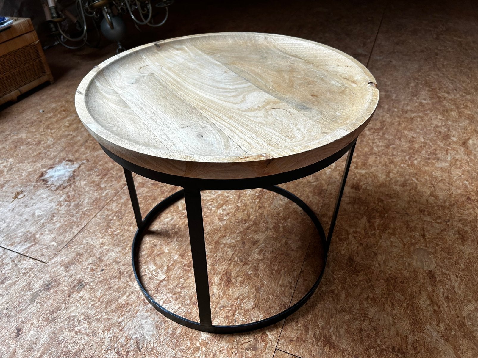 Bijzet tafeltje, Maison & Meubles, Tables | Tables de salon, Enlèvement, Utilisé, Autres essences de bois, Modern