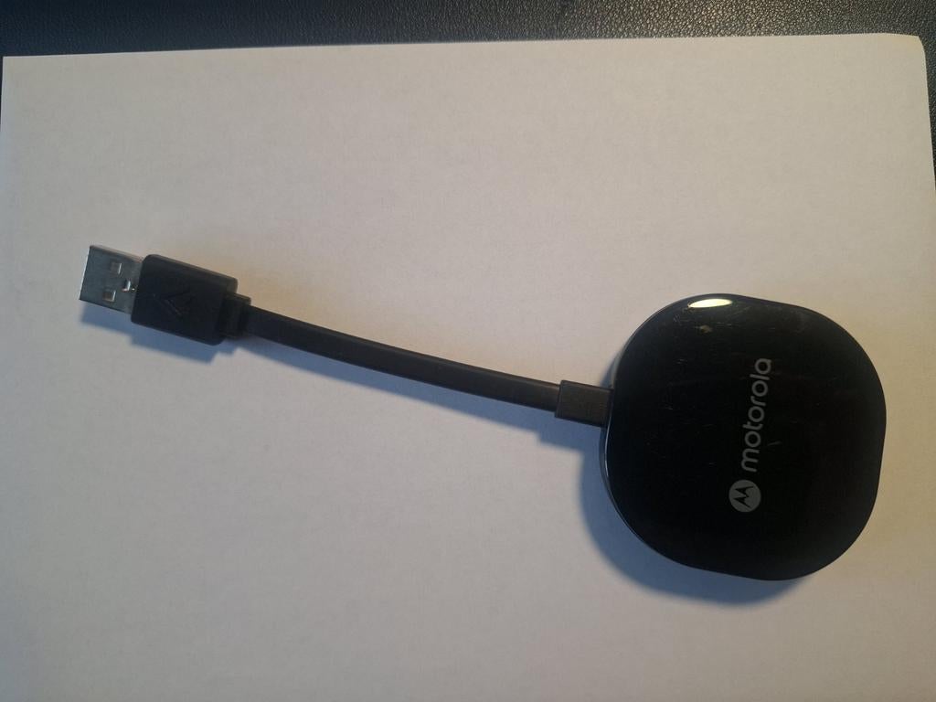 Motorola MA1 draadloze Android Auto-adapter., Telecommunicatie, Mobiele telefoons | Telefoon-opladers, Ophalen of Verzenden, Motorola