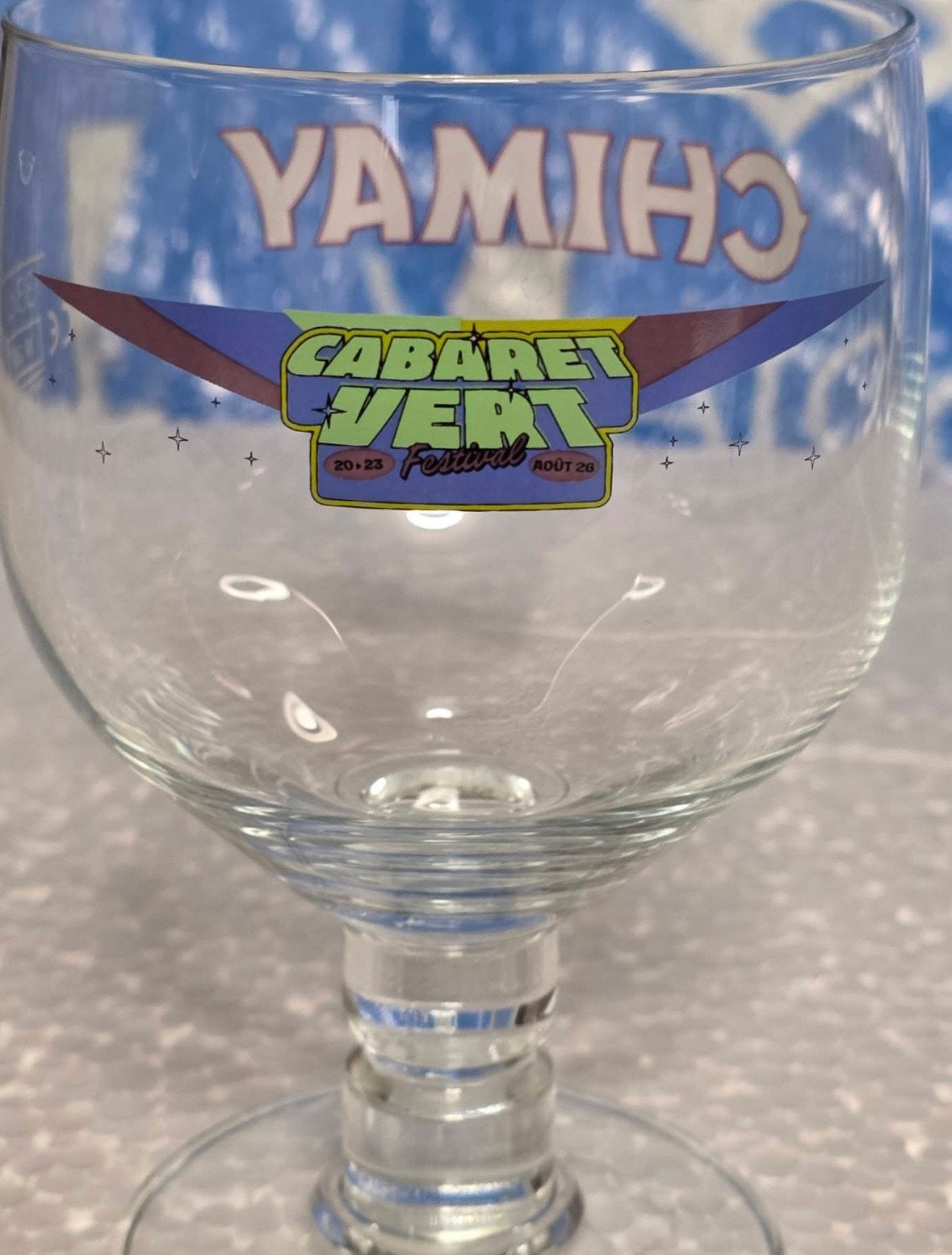Recherche verre chimay cabaret vert, Collections, Enlèvement ou Envoi, Comme neuf, Verre ou Verres, Autres marques