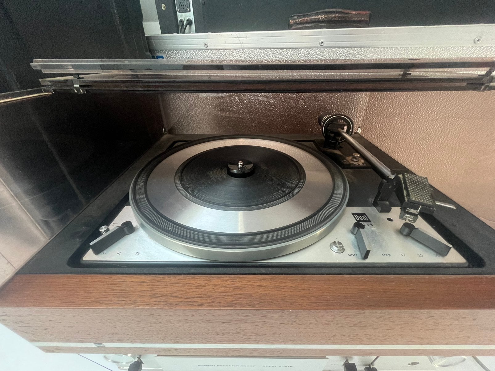 Dual 1218 platenspeler, Ophalen of Verzenden, Zo goed als nieuw, Platenspeler, Dual