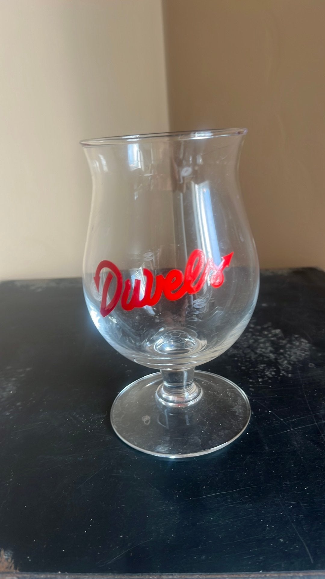 Duvelglas, Ophalen, Nieuw