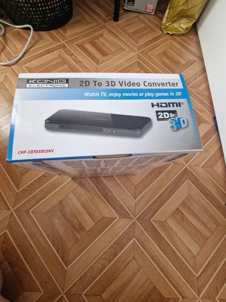 Convertisseur Vidéo 2D vers 3D König Electronic (HDMI), TV, Hi-fi & Vidéo, Décodeurs & Enregistreurs à disque dur, Enlèvement ou Envoi