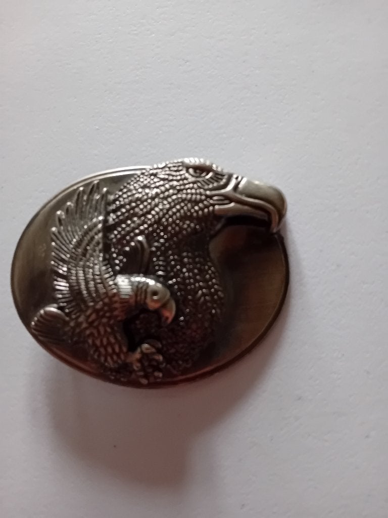 boucle de ceinture " aigles ", Enlèvement, Comme neuf, Boucle ou Attache amovible