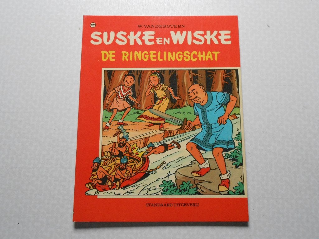Suske en wiske 137 De Ringelingschat 1972 1 ste druk., Neuf, Enlèvement ou Envoi, Willy Vandersteen, Une BD