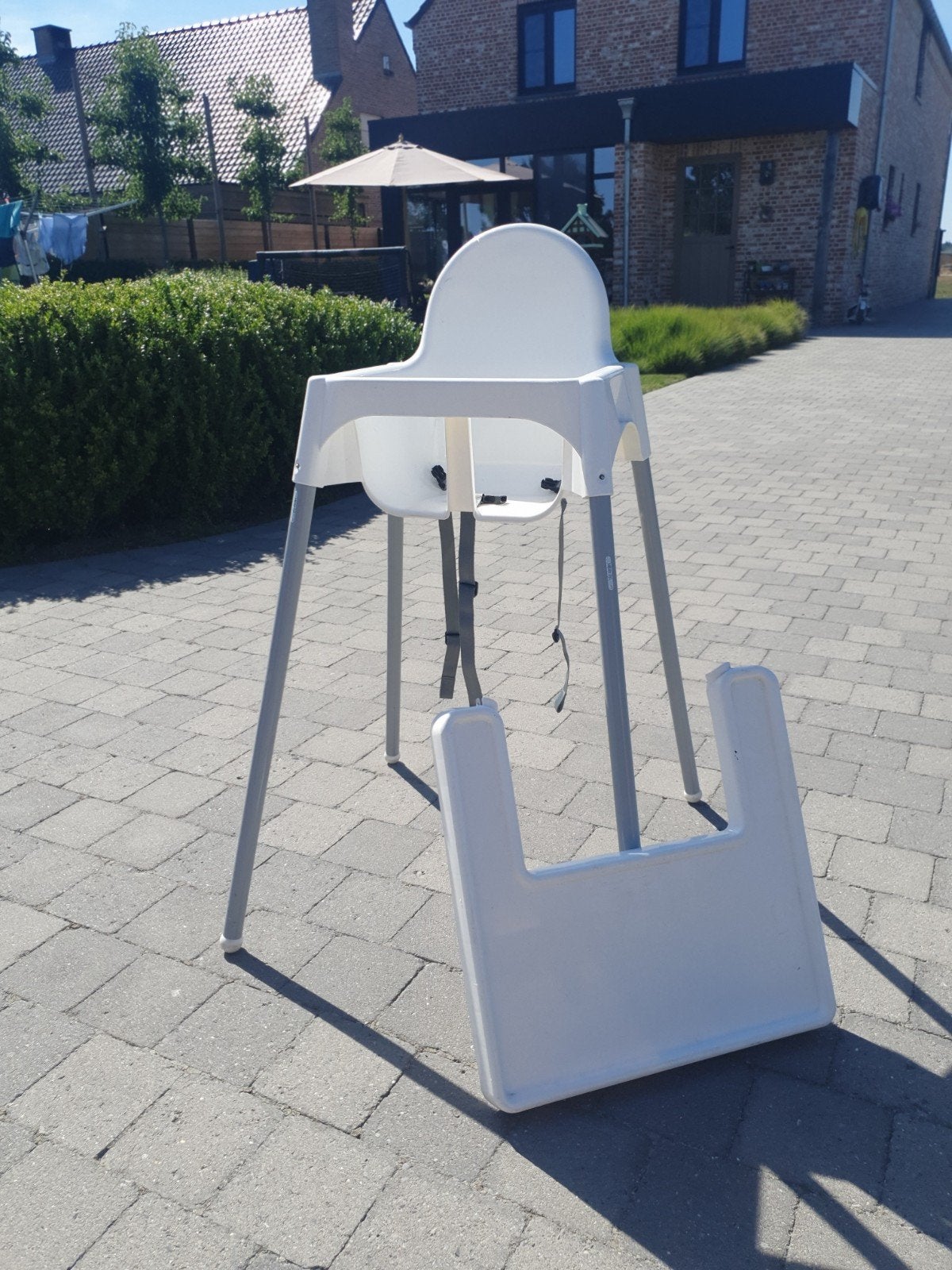 Kinderstoel Ikea, Kinderen en Baby's, Kinderstoelen, Ophalen, Zo goed als nieuw, Afneembaar eetblad