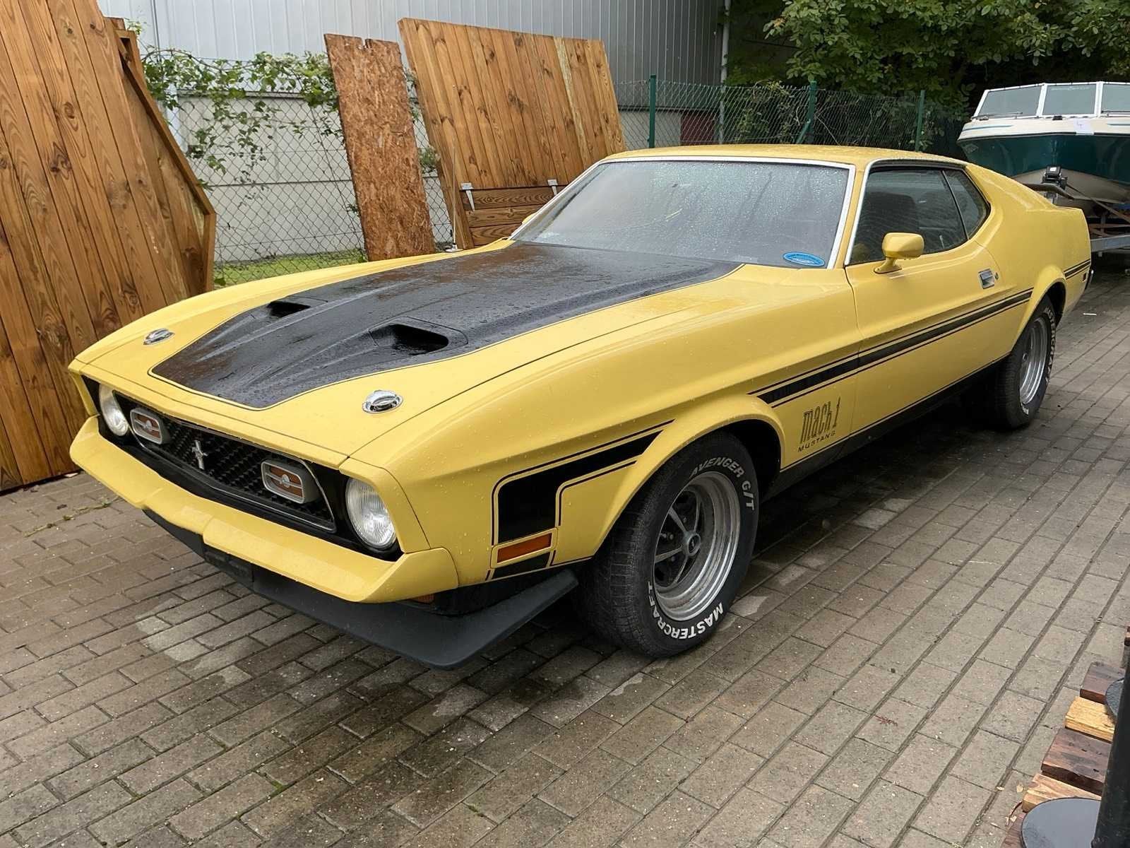 1972 Ford Mustang Mach 1 - origineel voertuig en klassieker, Auto's, Overige brandstoffen, Bedrijf, Overige carrosserie, Ford