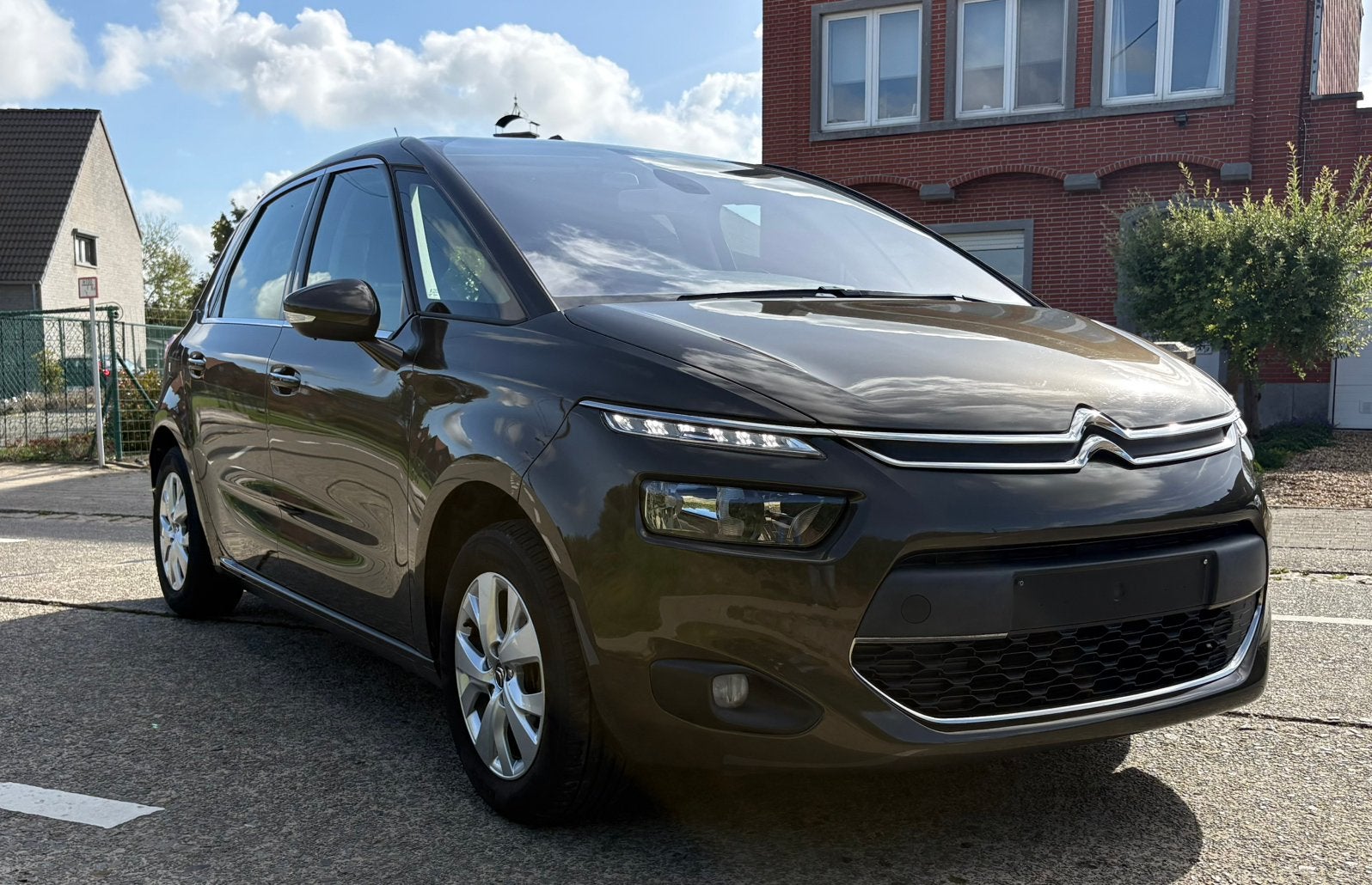 Citroën C4 Picasso benzine, Auto's, Euro 5, Zwart, 4 cilinders, Bruin