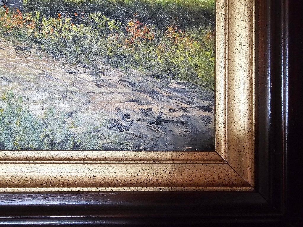 schilderij, Antiek en Kunst, Ophalen, Doek, Gesigneerd, Landschap