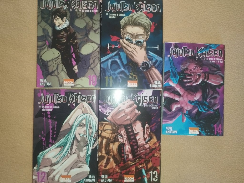Lot JJKTomes 10 à 14 État Impeccable / Neuf (Collectionneur), Série complète ou Série, Enlèvement, Neuf