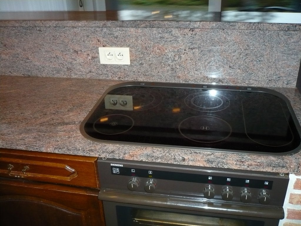 stukken natuursteen van keuken, Huis en Inrichting, Ophalen, Gebruikt, Bruin