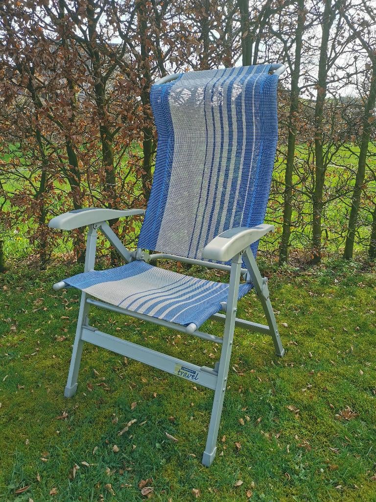 Set van 3 opvouwbare campingstoelen Campart travel, Caravans en Kamperen, Kampeermeubelen, Ophalen, Gebruikt, Campingstoel