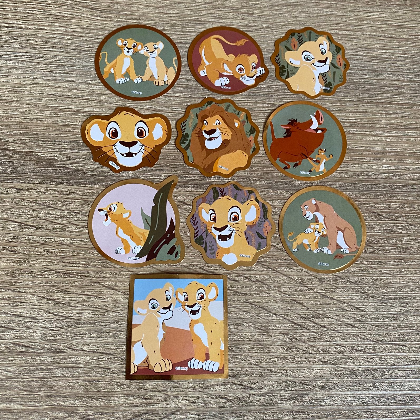 Disney De Leeuwenkoning stickers, Ophalen of Verzenden, Nieuw, Strip of Tekenfilm
